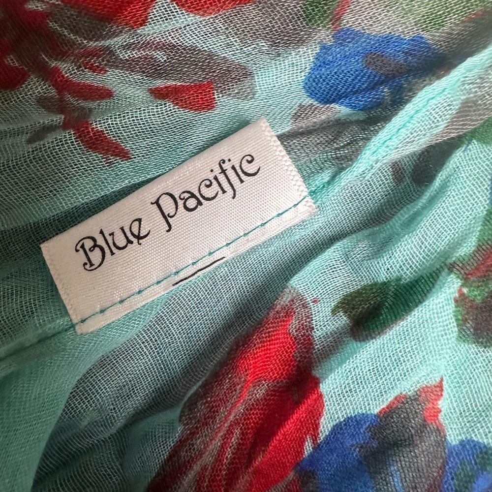 Colorful Floral Scarf - Picture 3 of 5